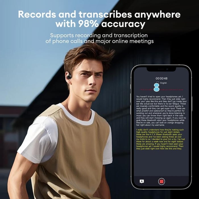 🏆LAST DAY SALE 50% OFF⏰AI Translation T26 Pro Wireless Bluetooth Earbuds.