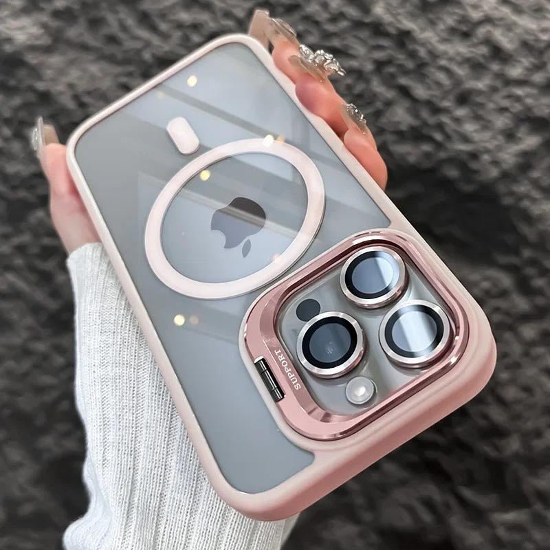 Shockproof mag safe Case for iPhone 16 pro max 15 14 camera lens cover