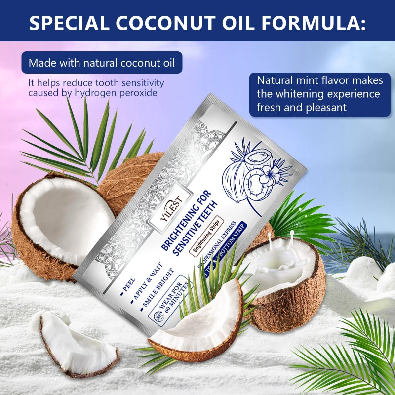 Coconut Mint Whitening Patches Whitening Strips (7-day treatment)