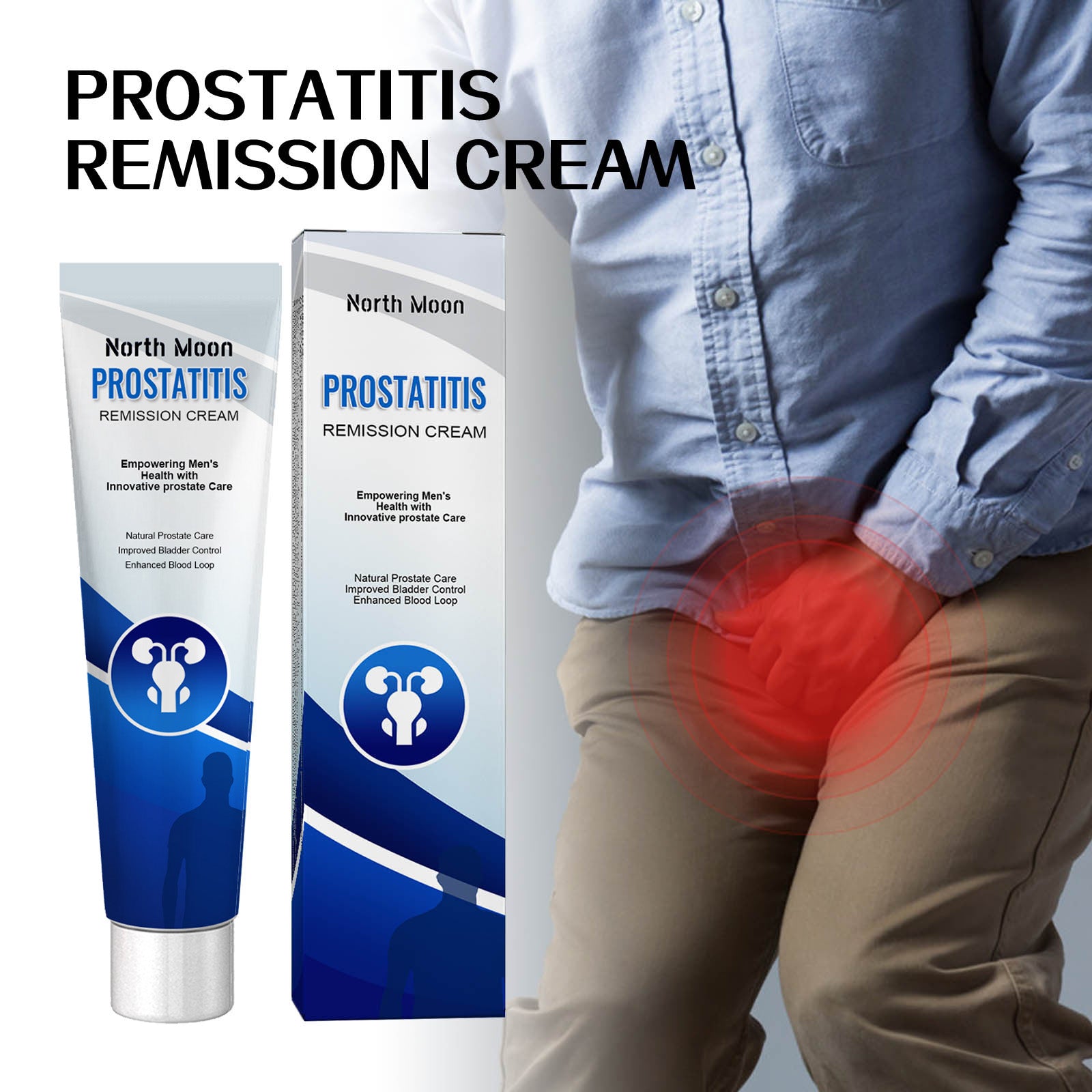 Men's Treatment Cream Men's Body Treatment Relieves Discomfort And Itching Daily Massage Treatment Cream Gentle Glycerin