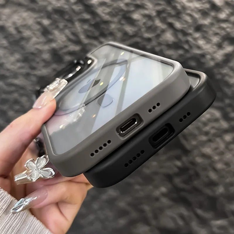 Shockproof mag safe Case for iPhone 16 pro max 15 14 camera lens cover