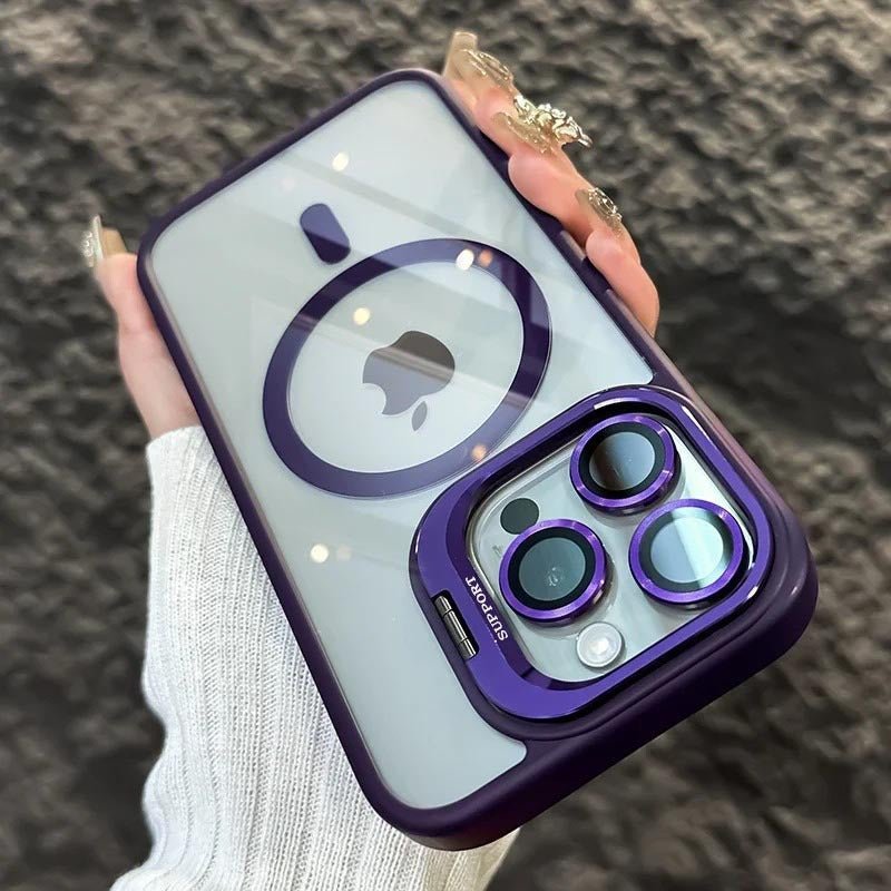 Shockproof mag safe Case for iPhone 16 pro max 15 14 camera lens cover