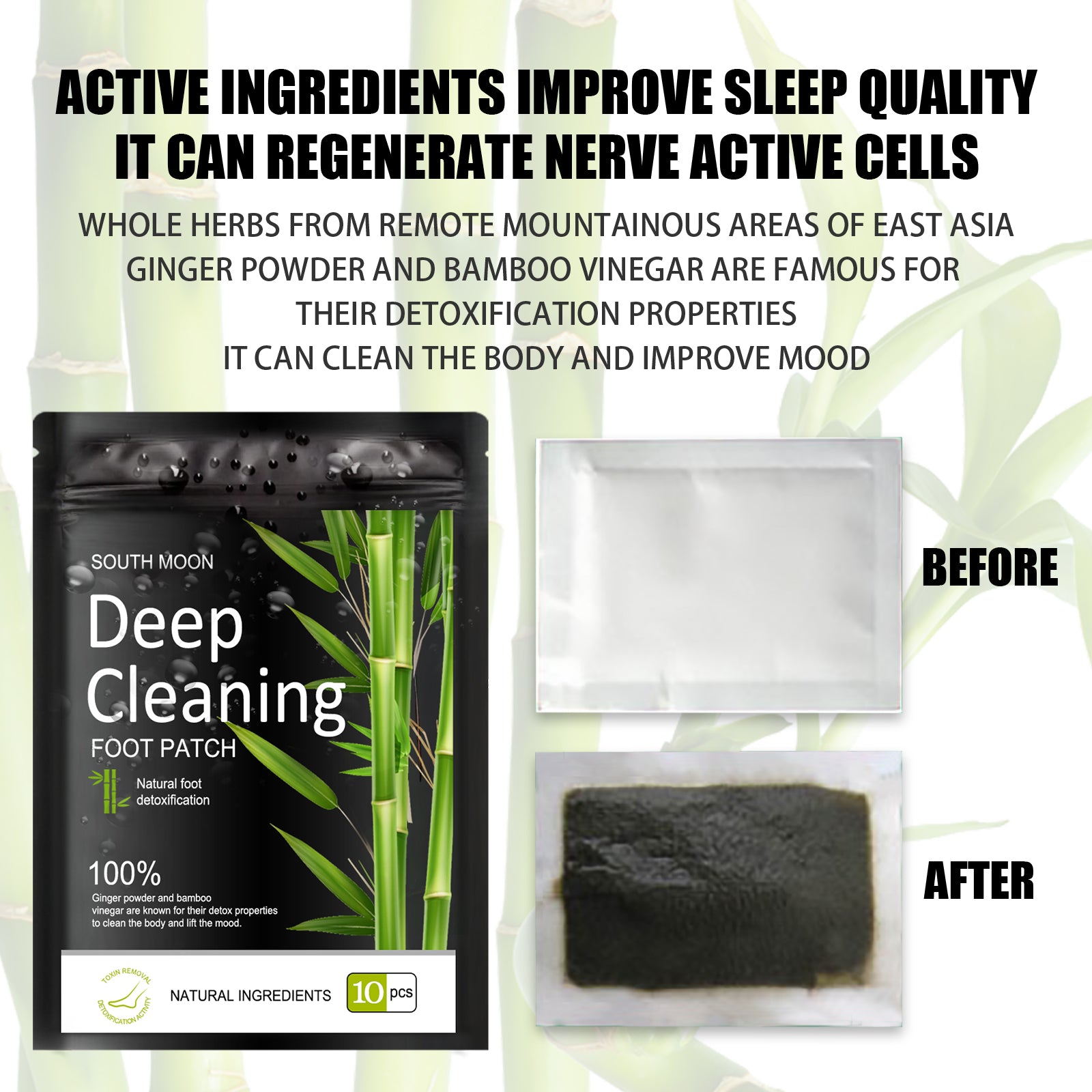 SOUTH MOON Detox Foot Patches (10 PCS)