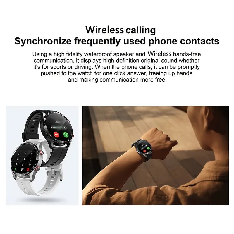 🔥Last Day Promotion - 50% OFF 🎁-New Smart Watch Hw20 Business Stainless Steel Strap Bluetooth Calling Smart Watch Waterproof Men ECG + Pp