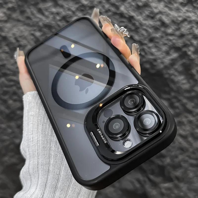 Shockproof mag safe Case for iPhone 16 pro max 15 14 camera lens cover