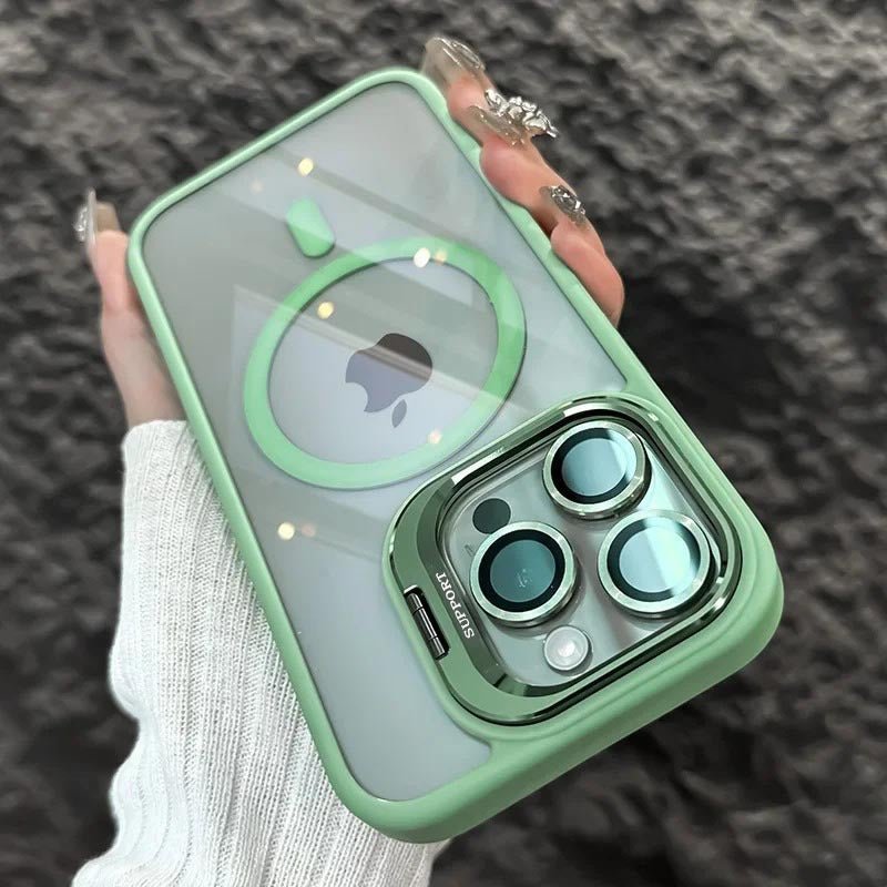 Shockproof mag safe Case for iPhone 16 pro max 15 14 camera lens cover