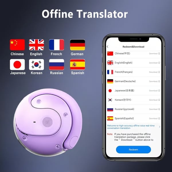 🏆LAST DAY SALE 50% OFF⏰AI Translation T26 Pro Wireless Bluetooth Earbuds.