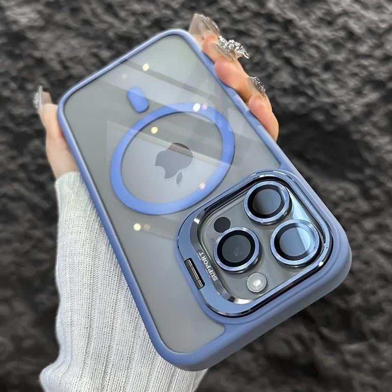 Shockproof mag safe Case for iPhone 16 pro max 15 14 camera lens cover
