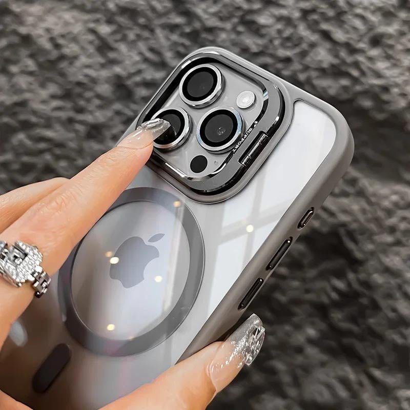 Shockproof mag safe Case for iPhone 16 pro max 15 14 camera lens cover
