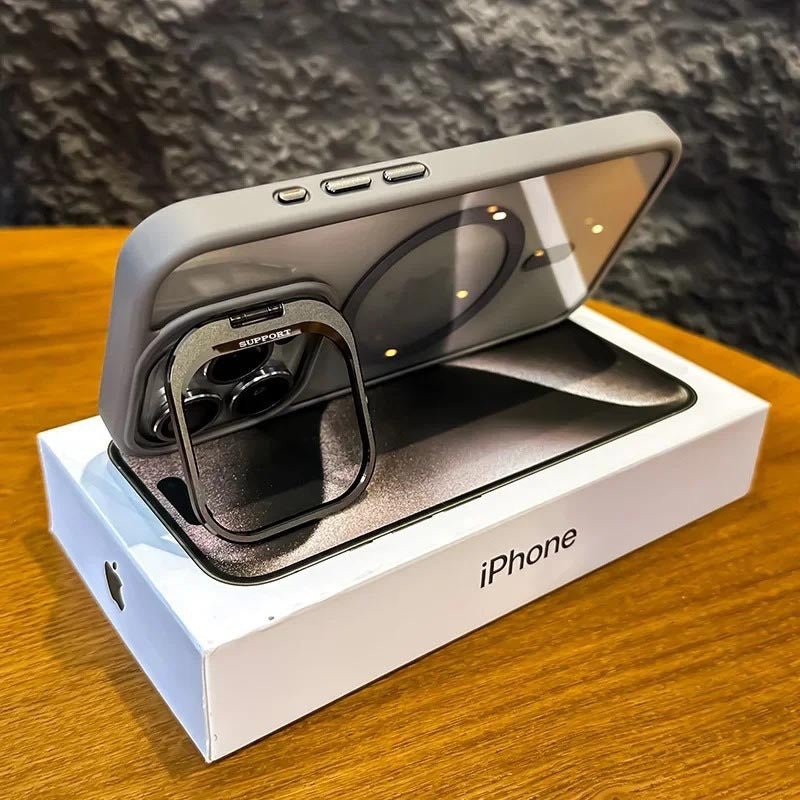 Shockproof mag safe Case for iPhone 16 pro max 15 14 camera lens cover