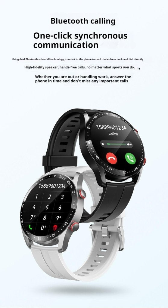🔥Last Day Promotion - 50% OFF 🎁-New Smart Watch Hw20 Business Stainless Steel Strap Bluetooth Calling Smart Watch Waterproof Men ECG + Pp