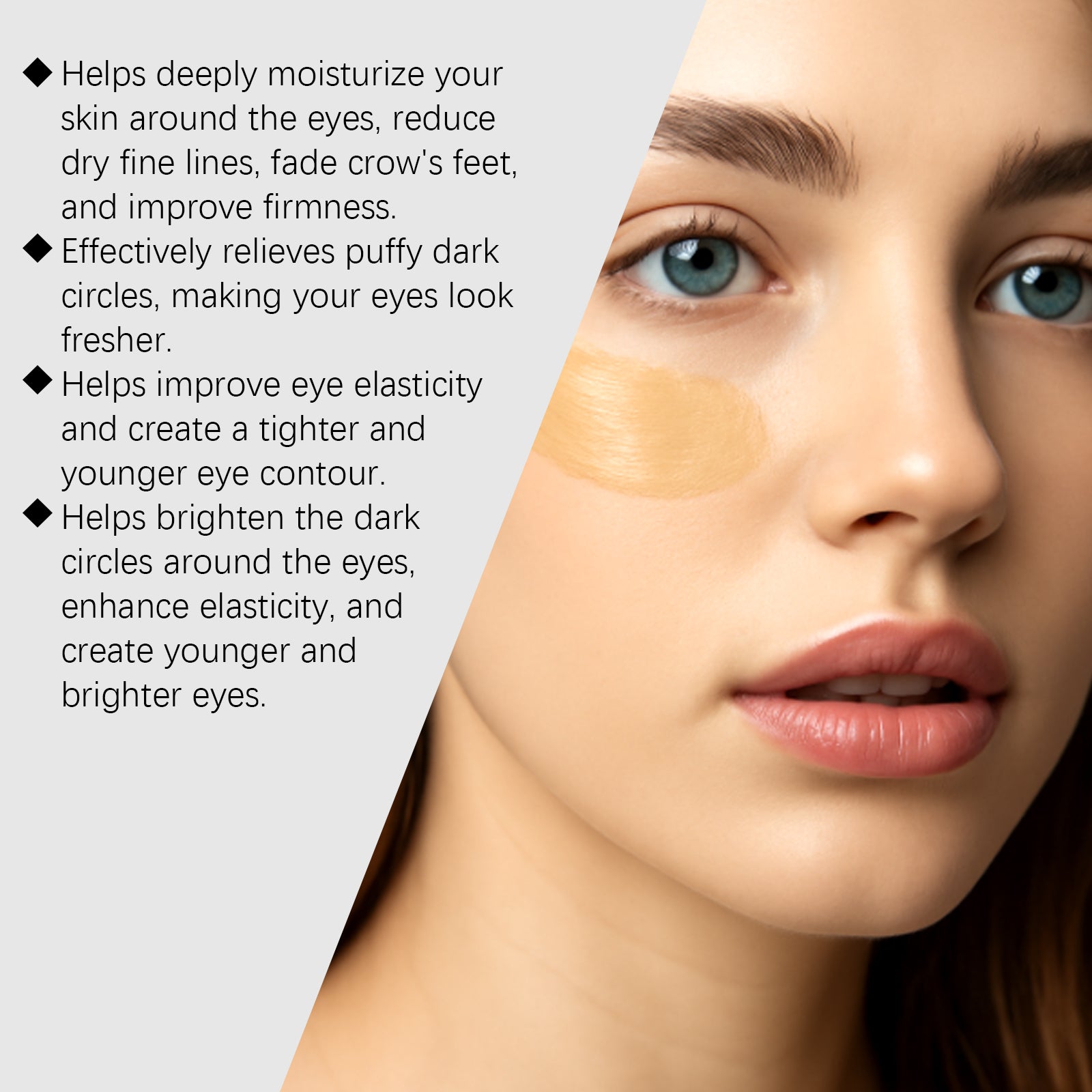 AMZ Eye Cream Daily Gentle Care Moisturizing Periocular Skin Elastic, Tender, Moisturizing and Massaging Eye Care Cream